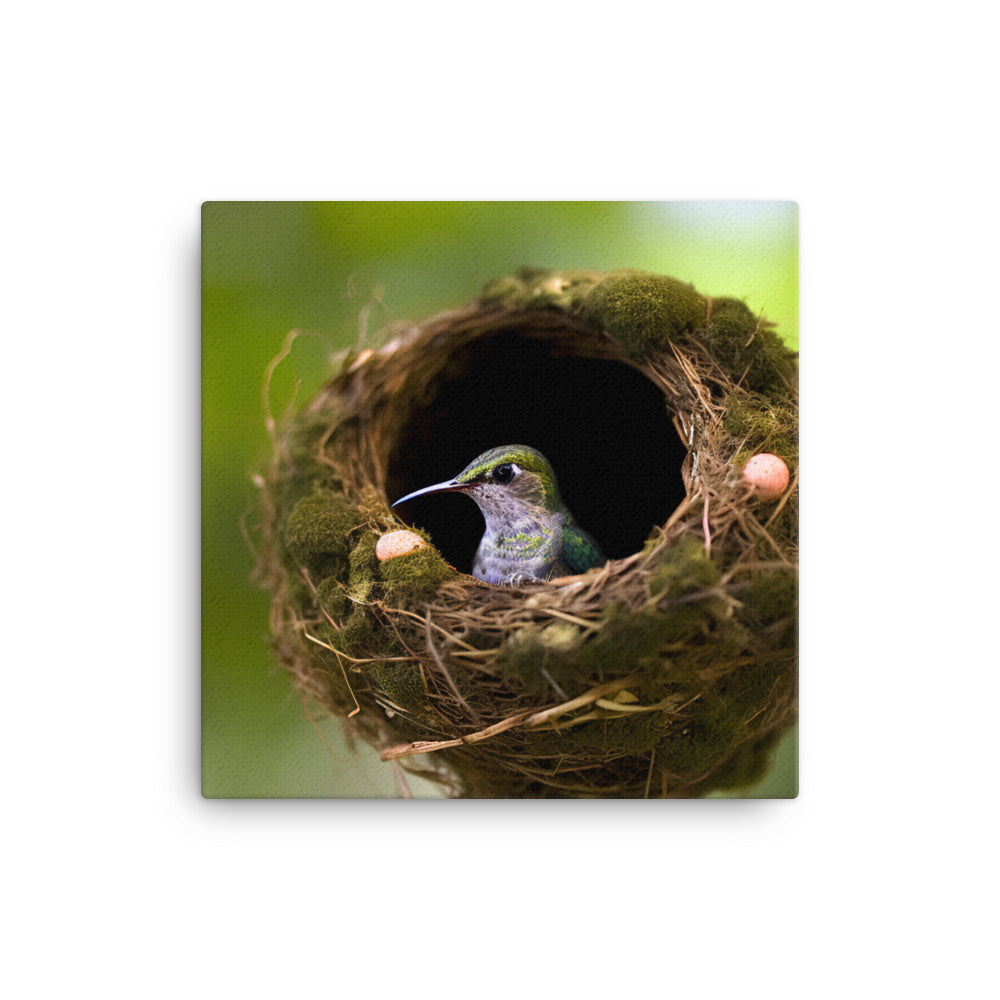 Hummingbird Canvas - PosterfyAI.com