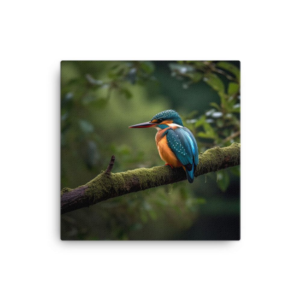 Kingfisher Canvas - PosterfyAI.com