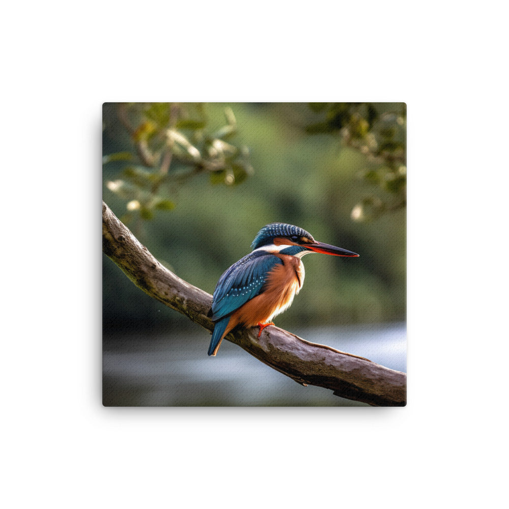 Kingfisher Canvas - PosterfyAI.com