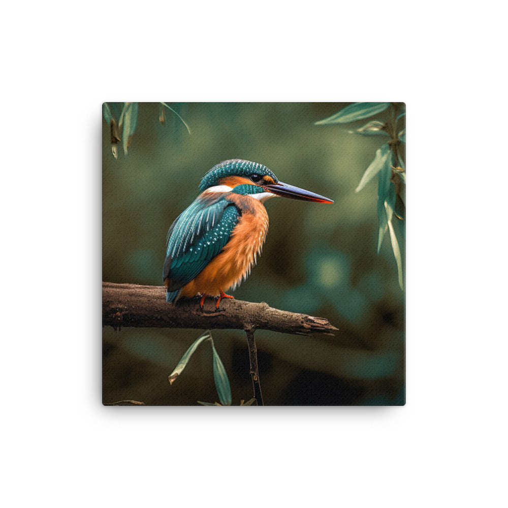 Kingfisher Canvas - PosterfyAI.com