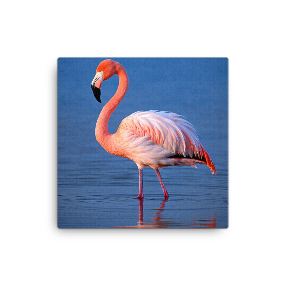 Flamingo Canvas - PosterfyAI.com