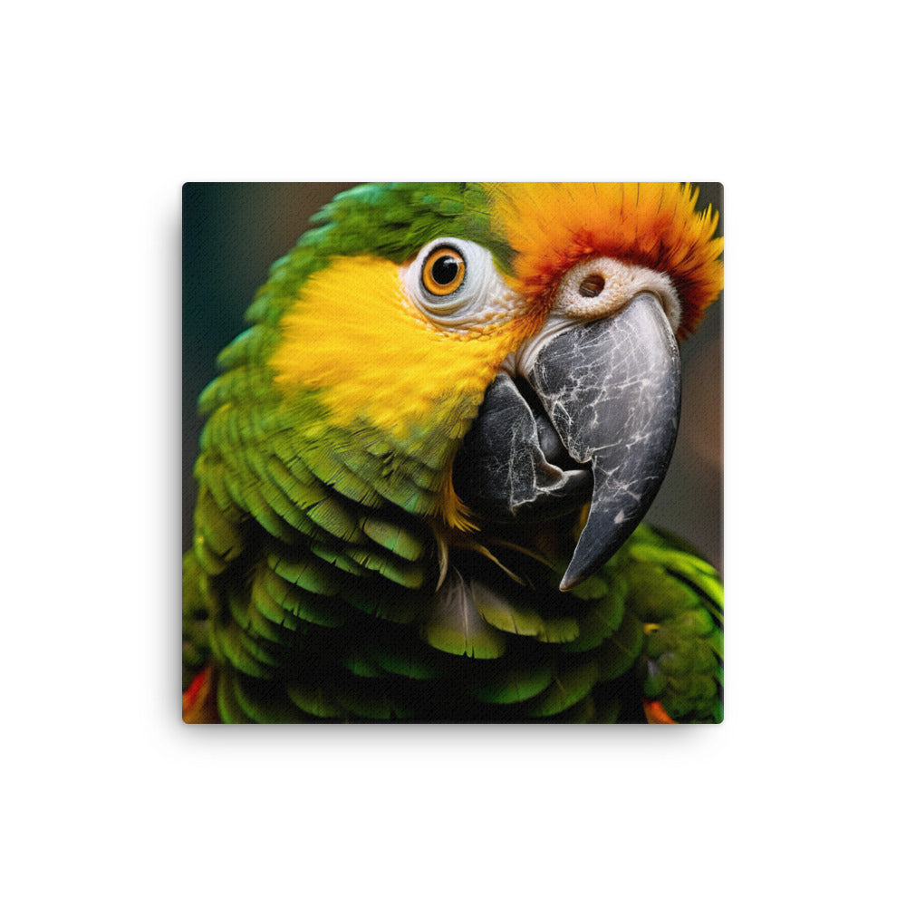 Parrot Canvas - PosterfyAI.com