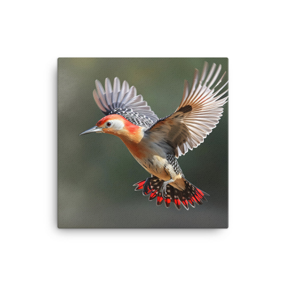 Woodpecker Canvas - PosterfyAI.com