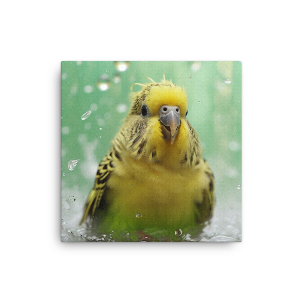 Budgerigar Canvas - PosterfyAI.com