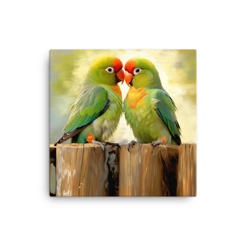 Lovebird Canvas - PosterfyAI.com