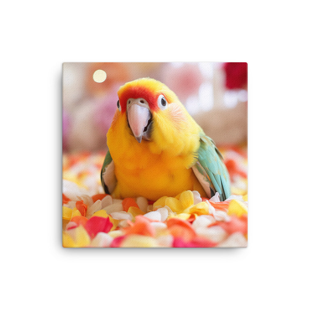 Lovebird Canvas - PosterfyAI.com