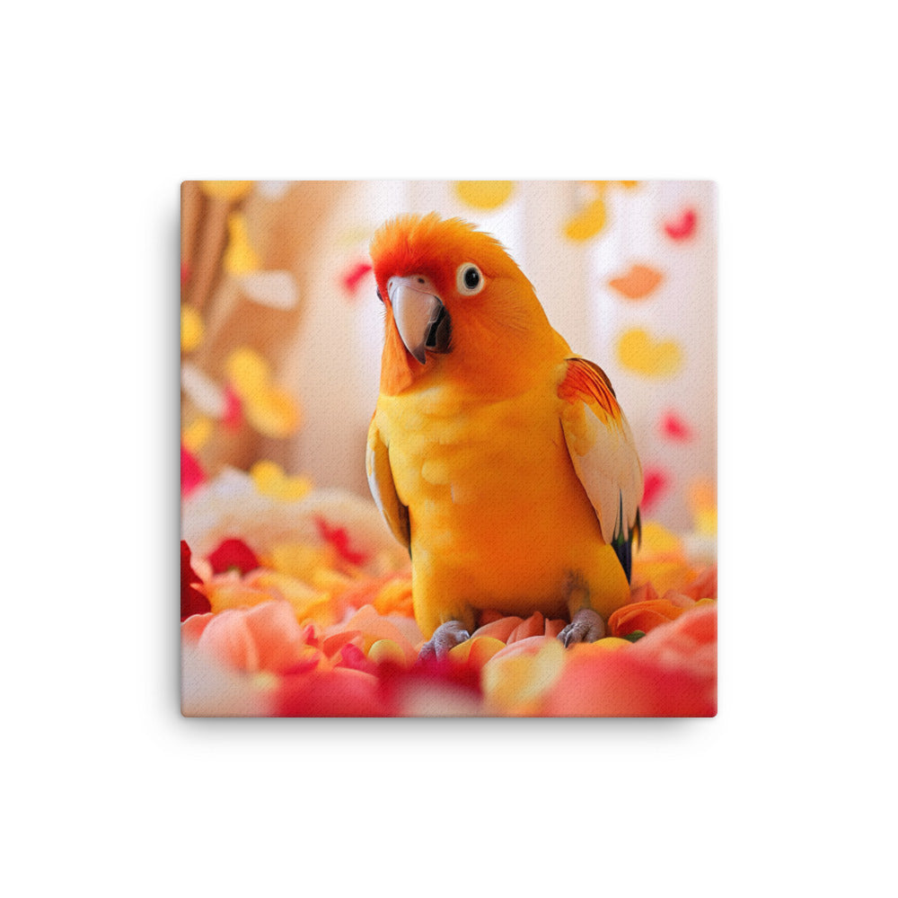Lovebird Canvas - PosterfyAI.com
