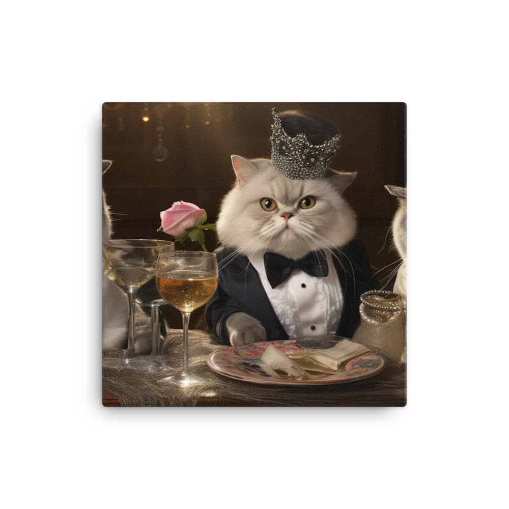 Exotic Shorthair Canvas - PosterfyAI.com