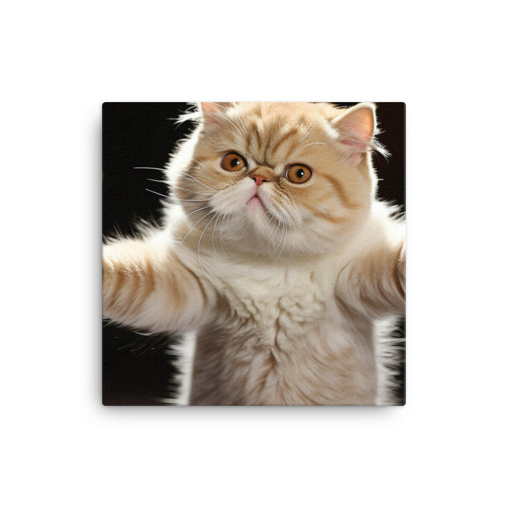 Exotic Shorthair Canvas - PosterfyAI.com