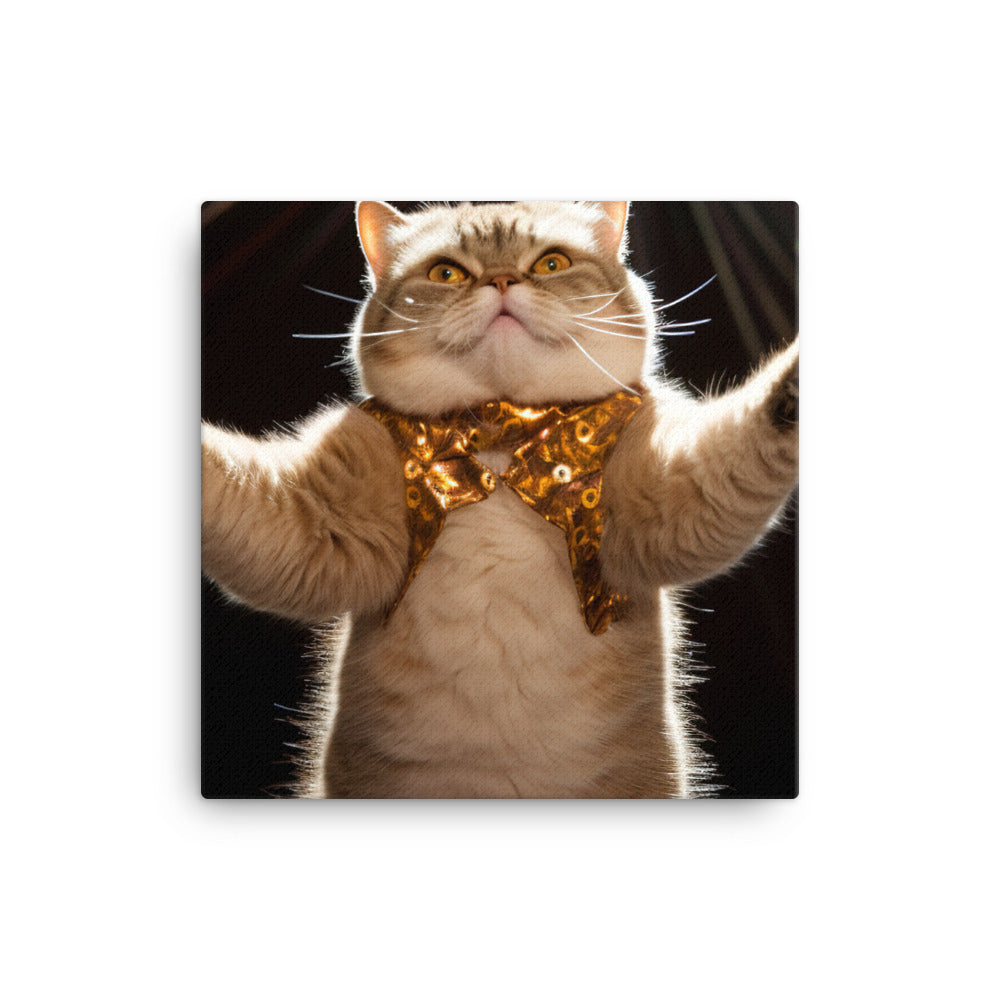 Exotic Shorthair Canvas - PosterfyAI.com