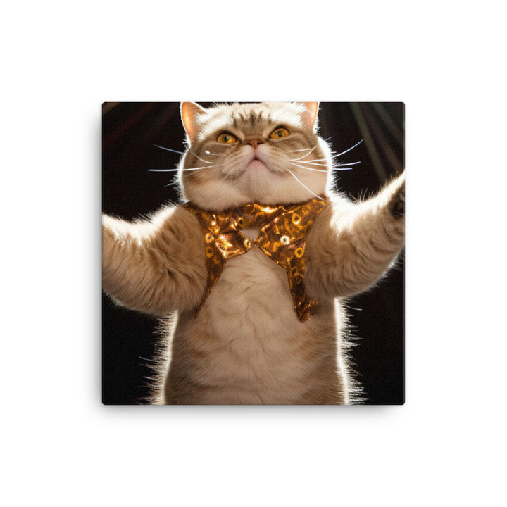 Exotic Shorthair Canvas - PosterfyAI.com