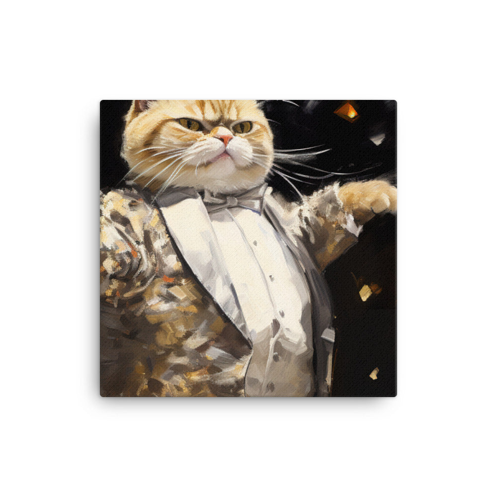 Exotic Shorthair Canvas - PosterfyAI.com