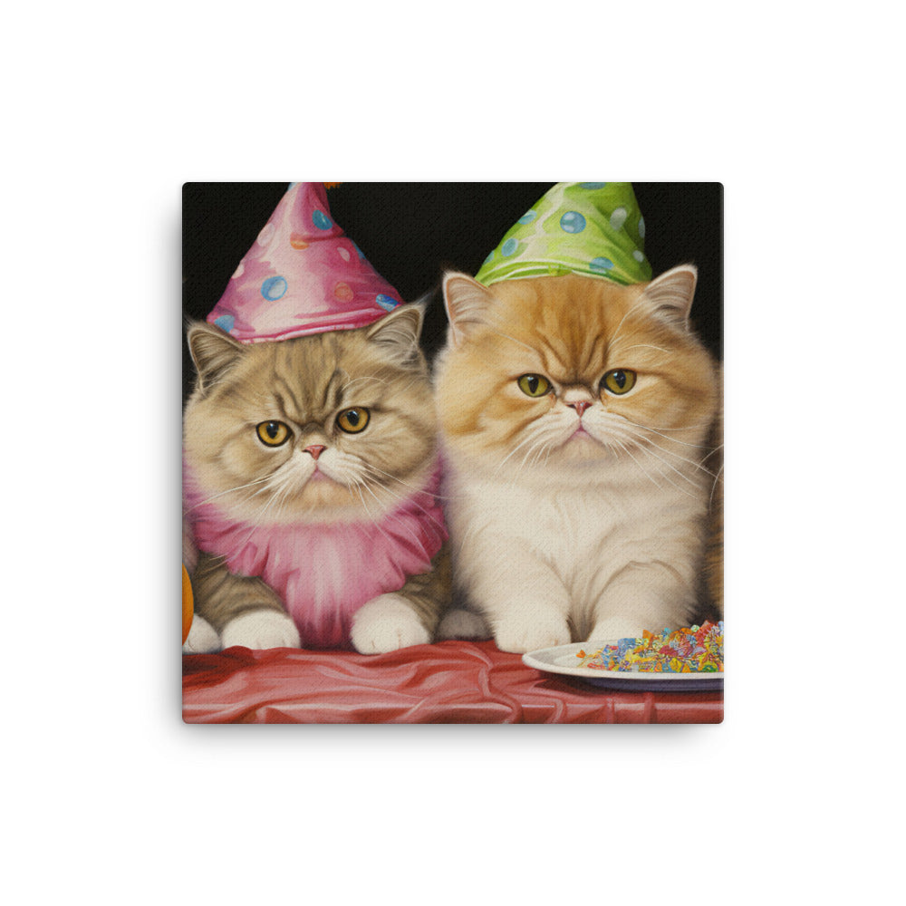 Exotic Shorthair Canvas - PosterfyAI.com