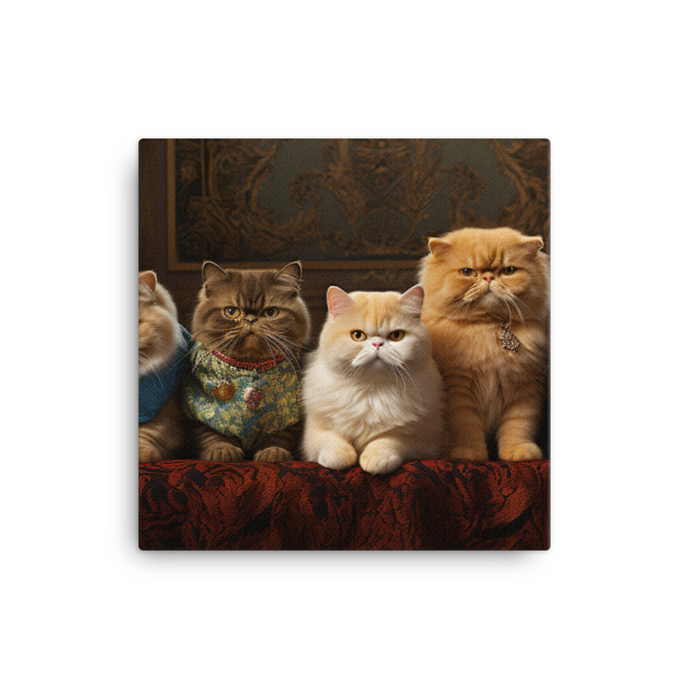 Exotic Shorthair Canvas - PosterfyAI.com