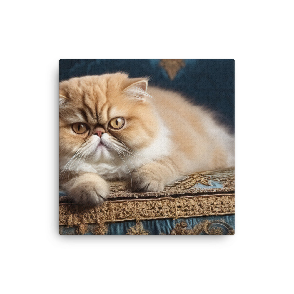 Exotic Shorthair Canvas - PosterfyAI.com