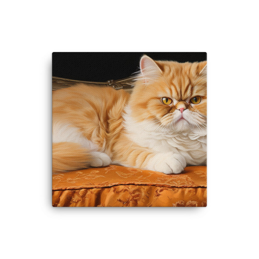 Exotic Shorthair Canvas - PosterfyAI.com
