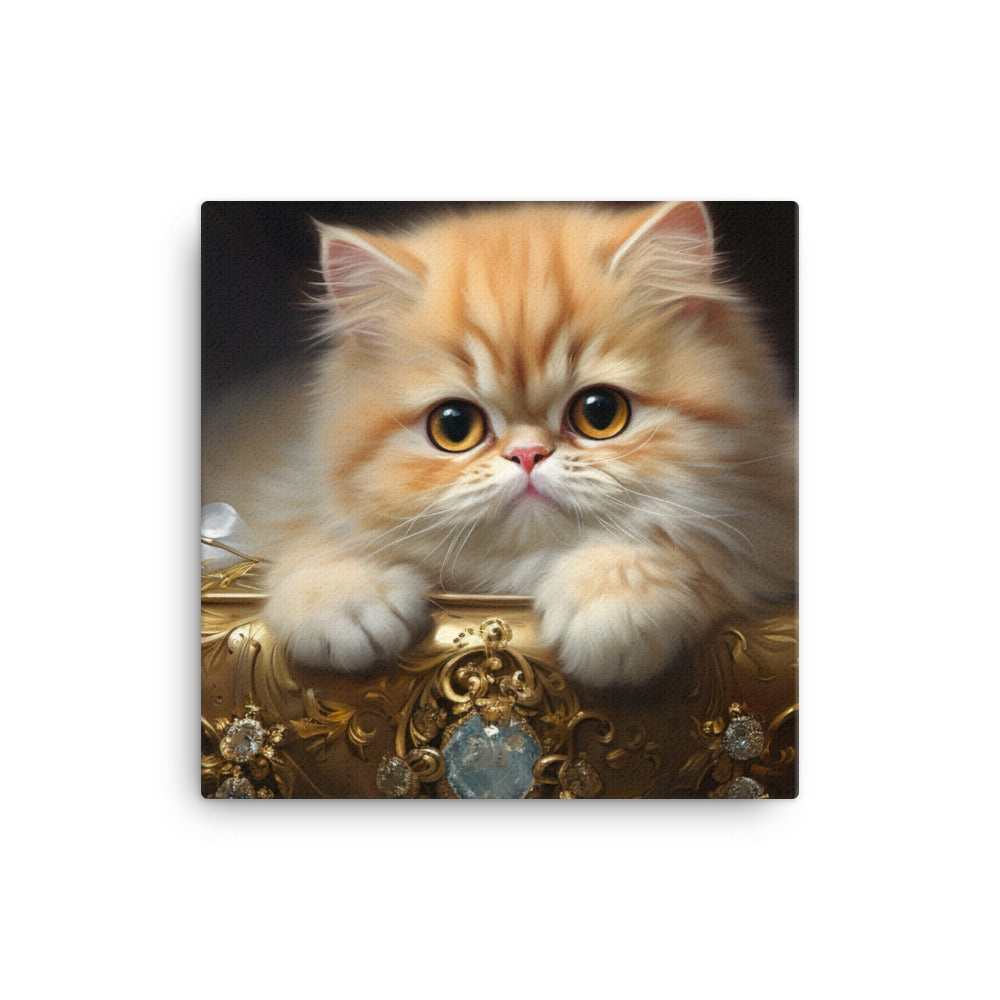 Exotic Shorthair Canvas - PosterfyAI.com