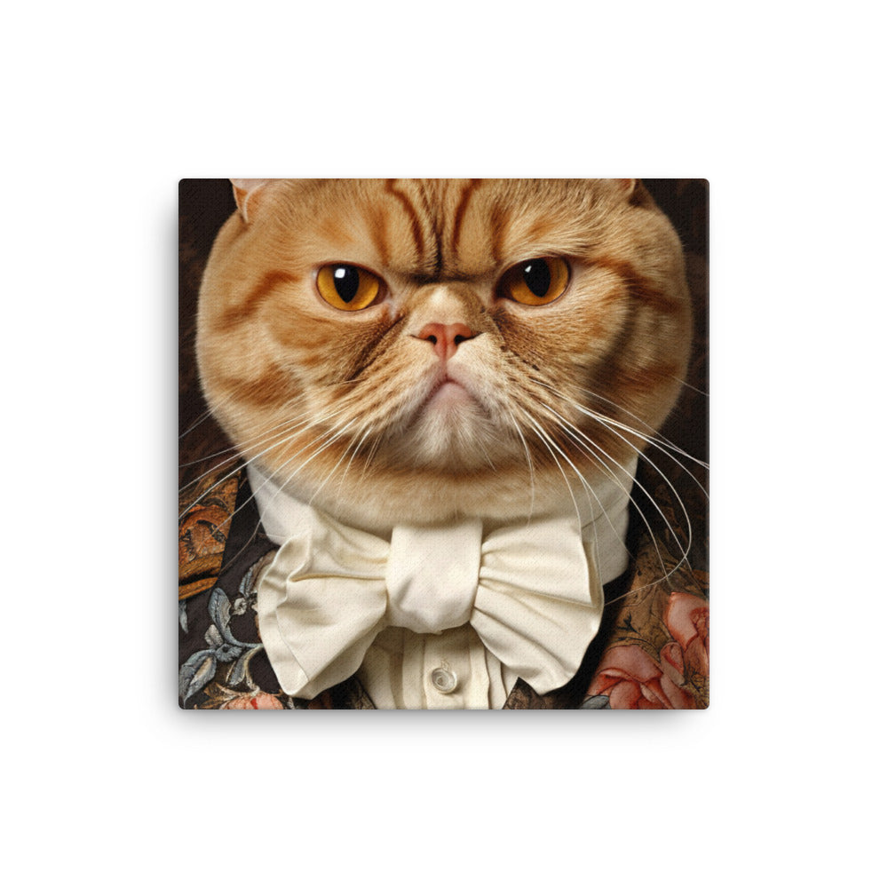 Exotic Shorthair Canvas - PosterfyAI.com