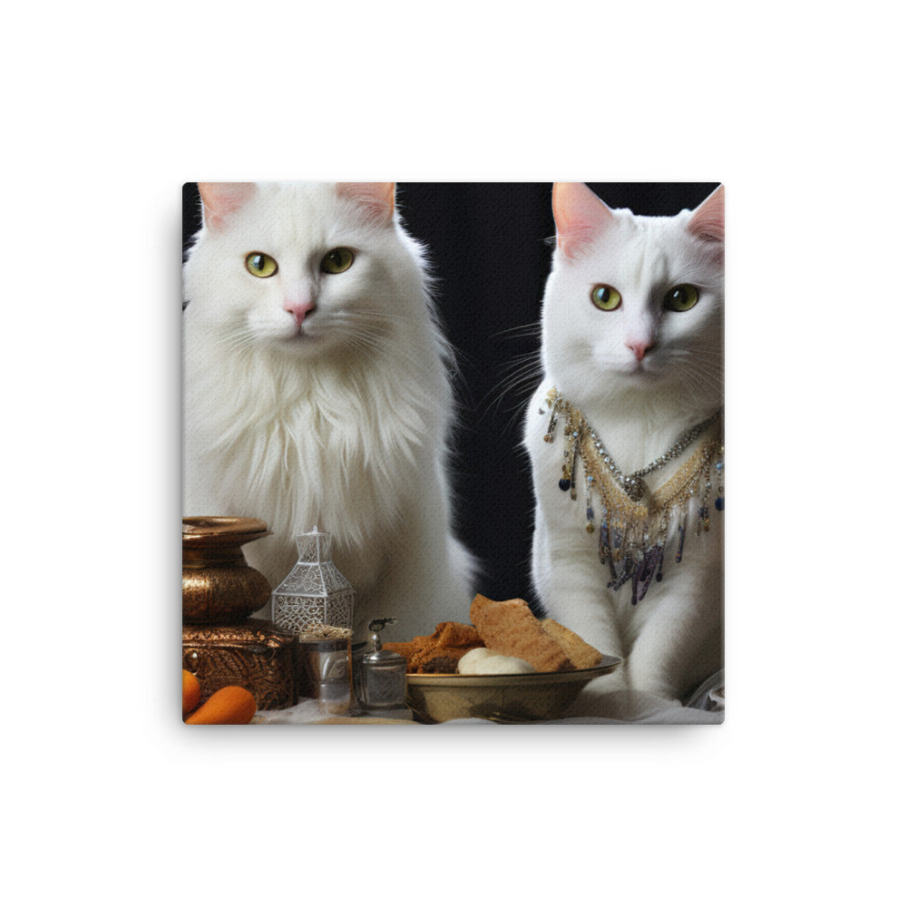 Turkish Van Canvas - PosterfyAI.com