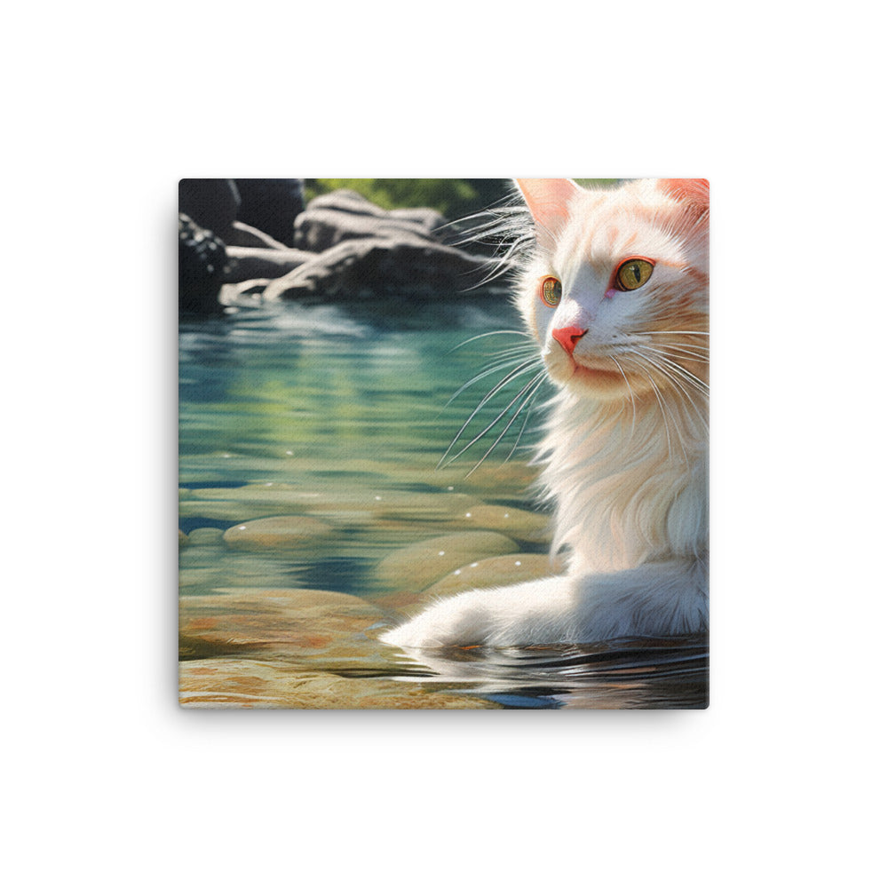 Turkish Van Canvas - PosterfyAI.com