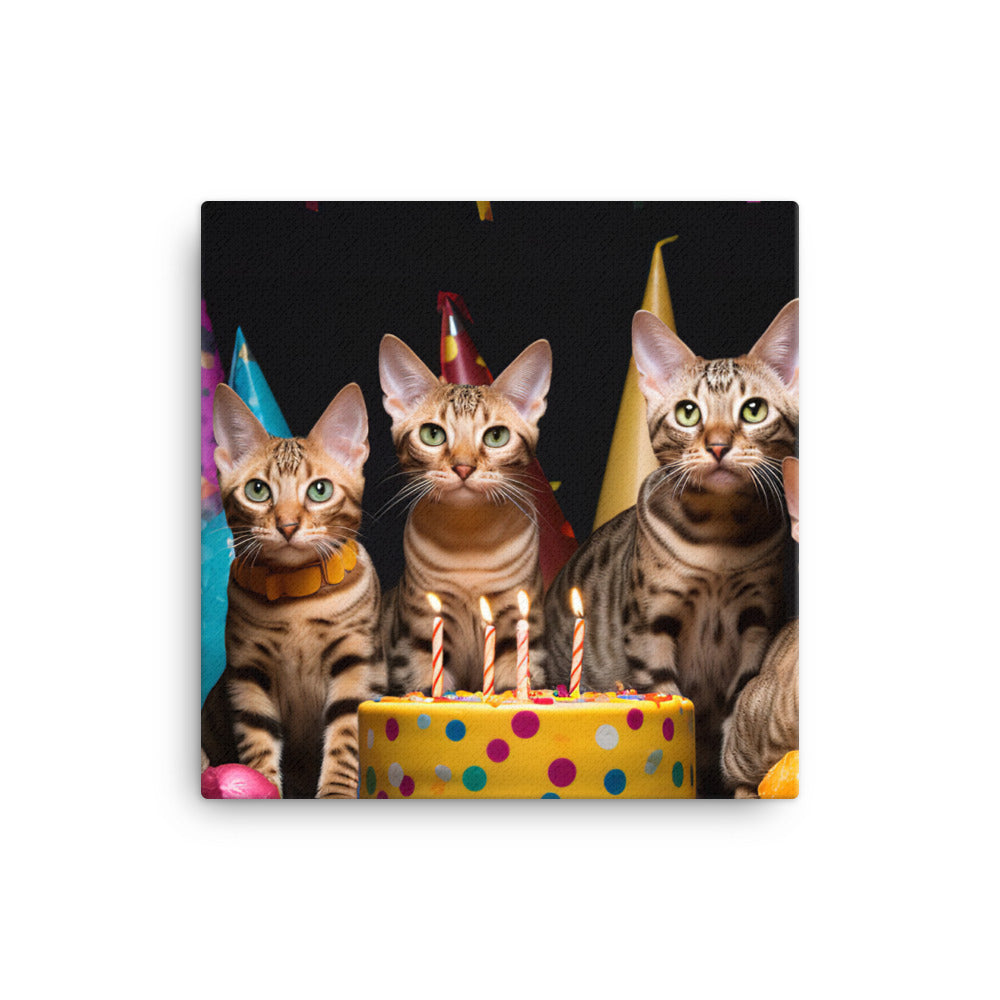 Ocicat Canvas - PosterfyAI.com