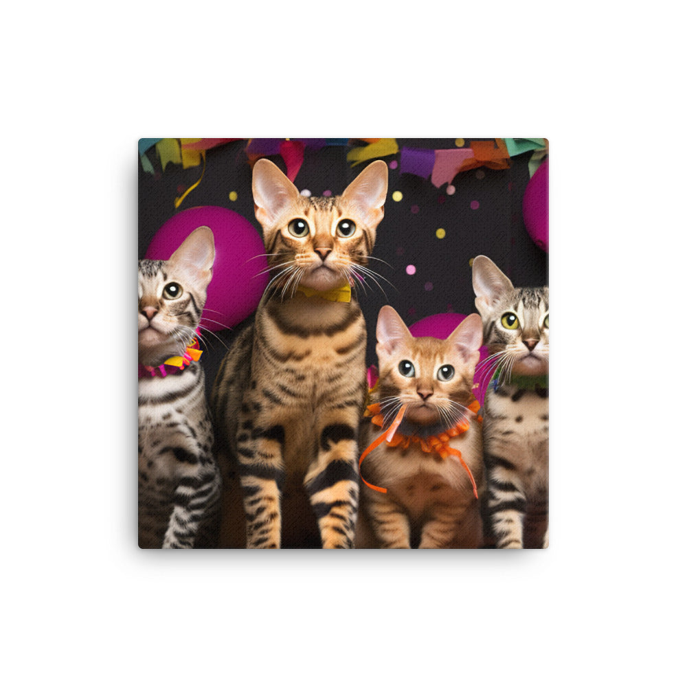 Ocicat Canvas - PosterfyAI.com