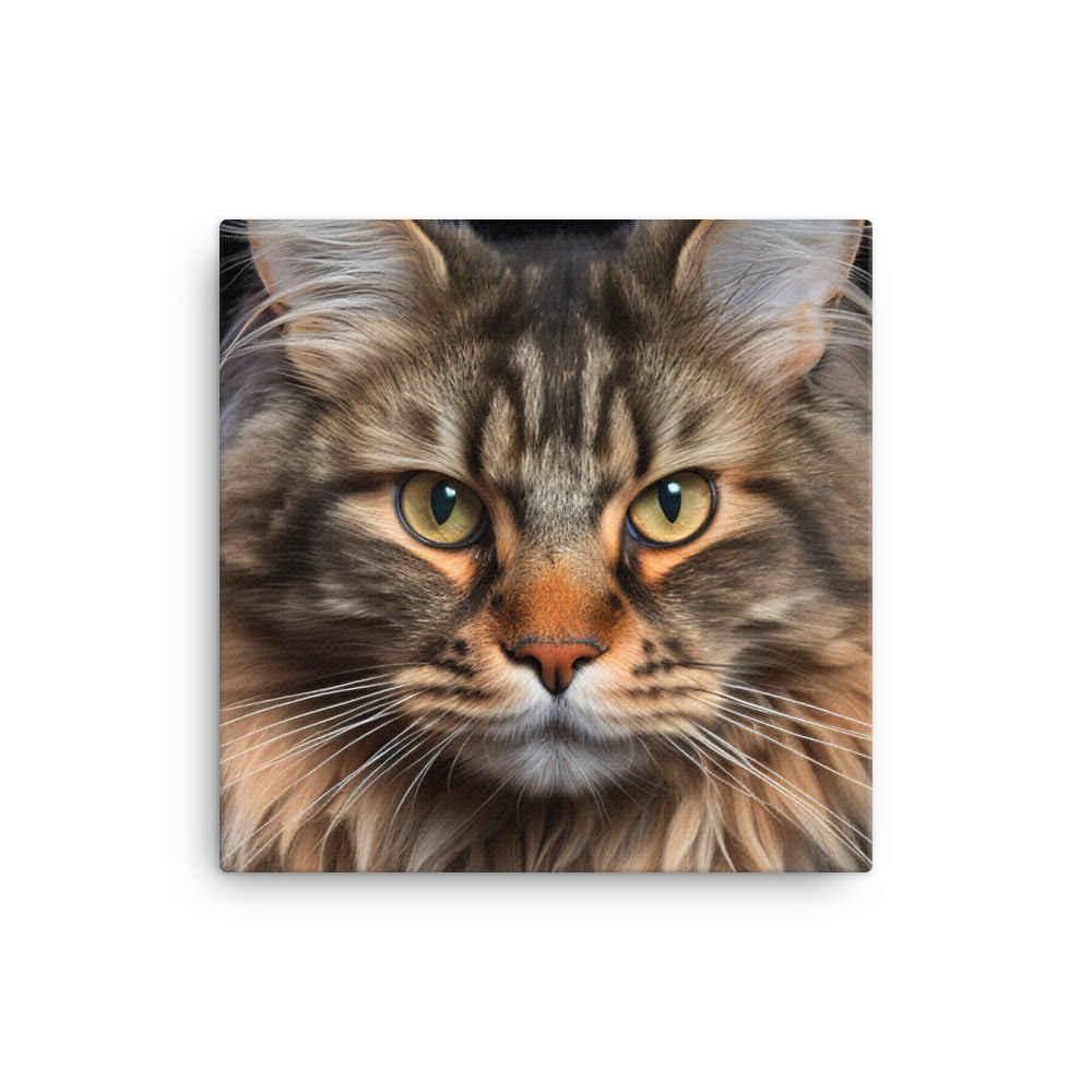 Maine Coon Canvas - PosterfyAI.com