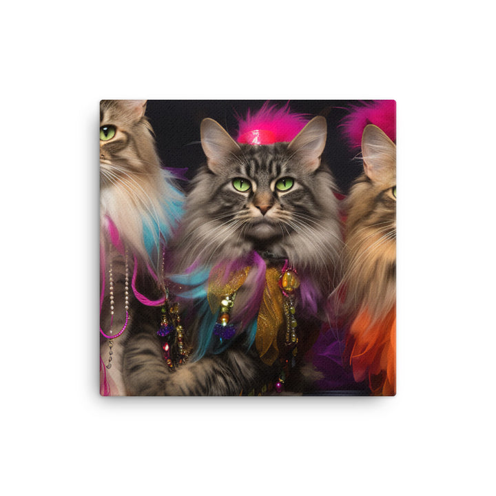 Maine Coon Canvas - PosterfyAI.com