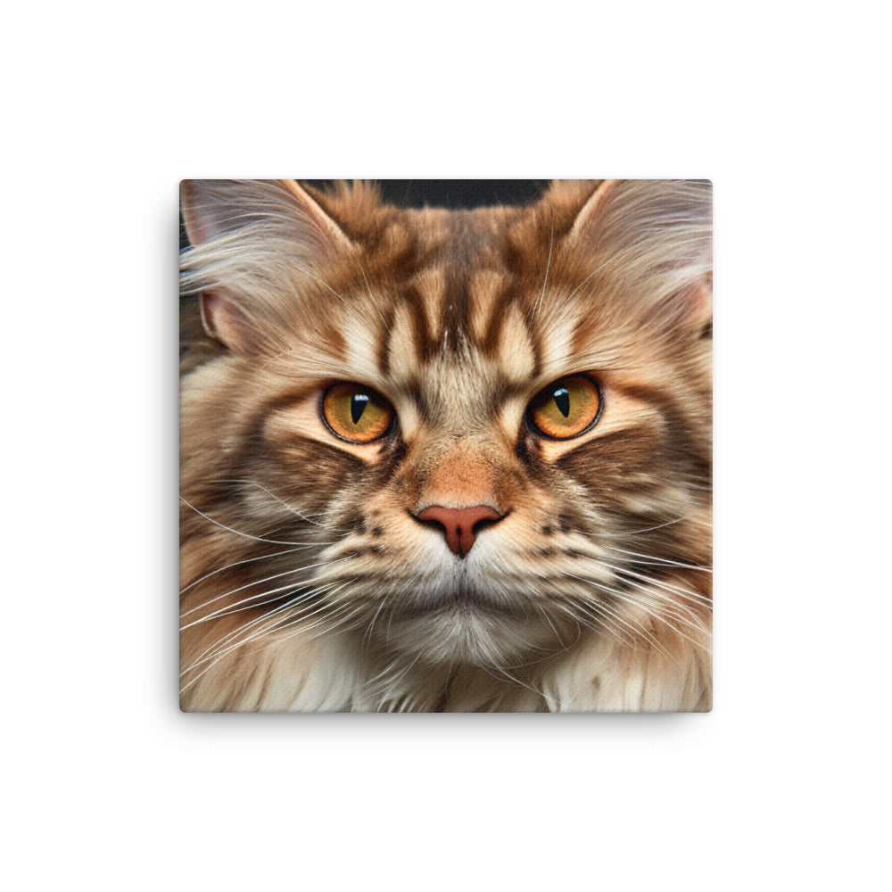 Maine Coon Canvas - PosterfyAI.com