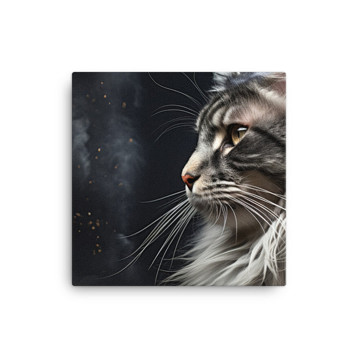 Maine Coon Canvas - PosterfyAI.com