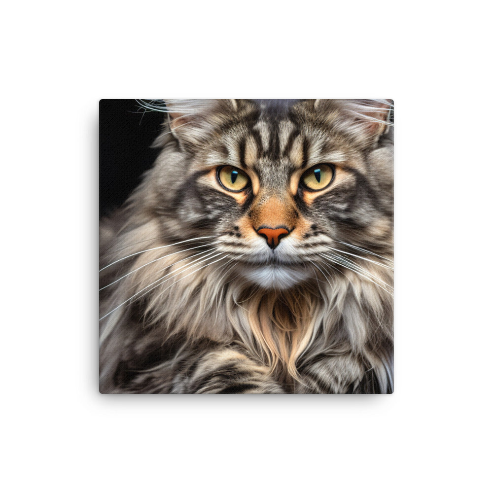 Maine Coon Canvas - PosterfyAI.com