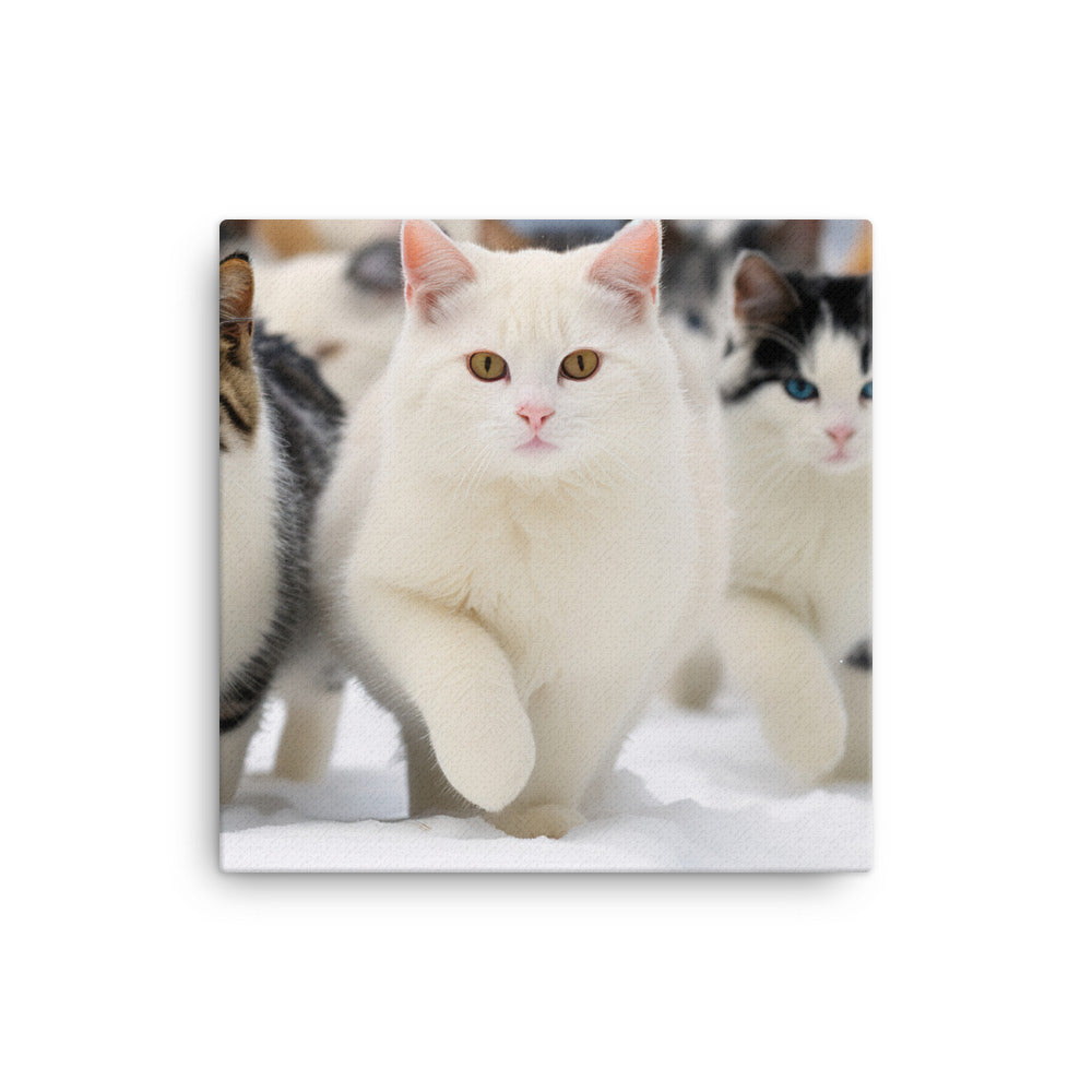 Japanese Bobtail Canvas - PosterfyAI.com