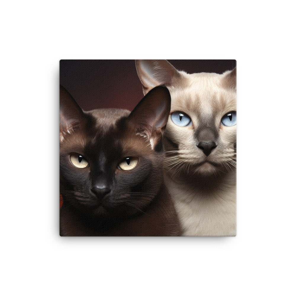 Tonkinese Canvas - PosterfyAI.com