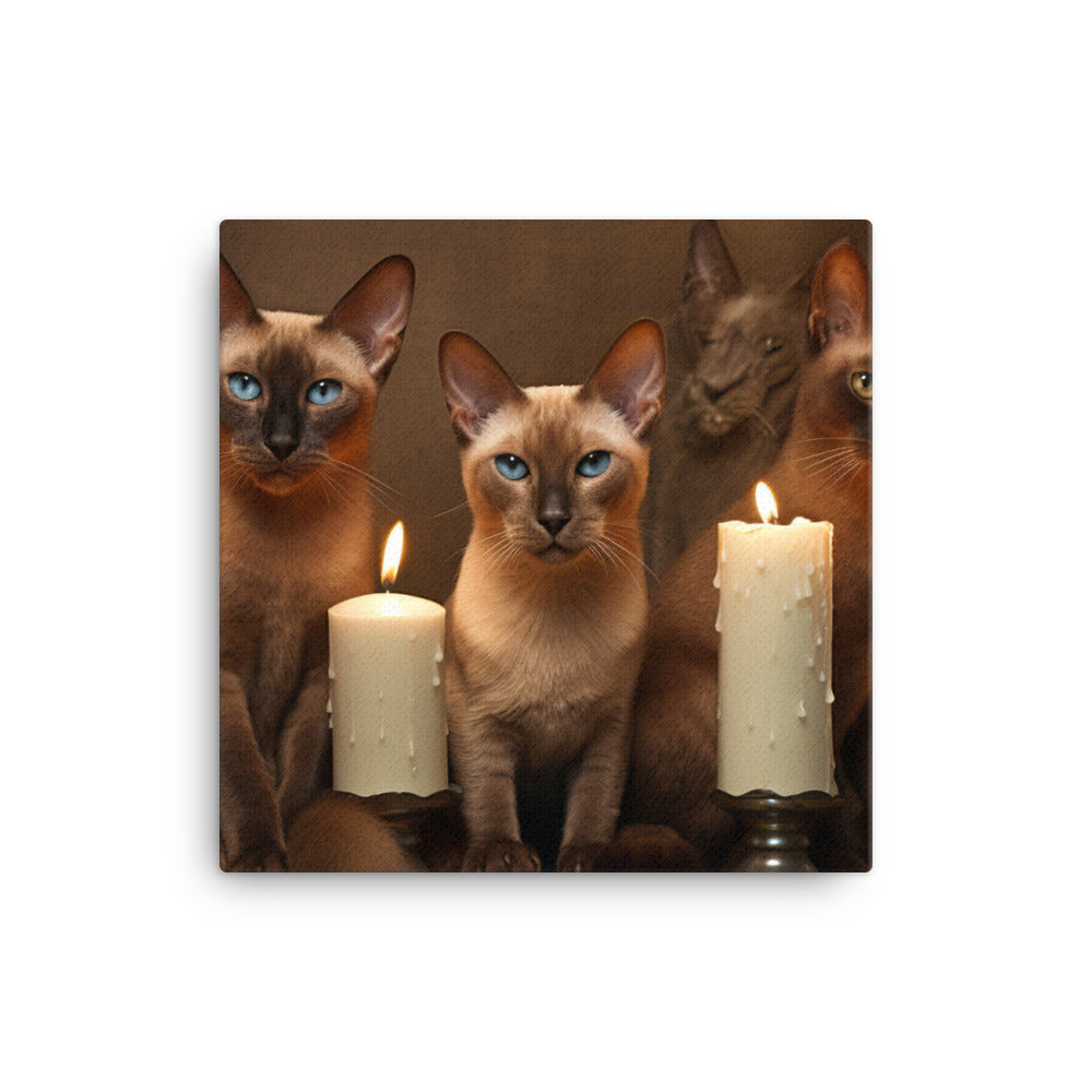 Tonkinese Canvas - PosterfyAI.com