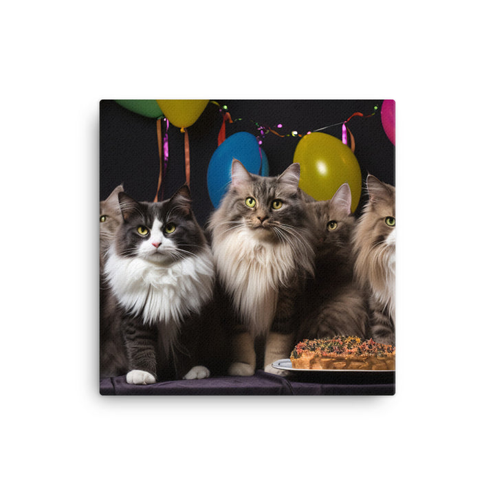 Norwegian Forest Canvas - PosterfyAI.com