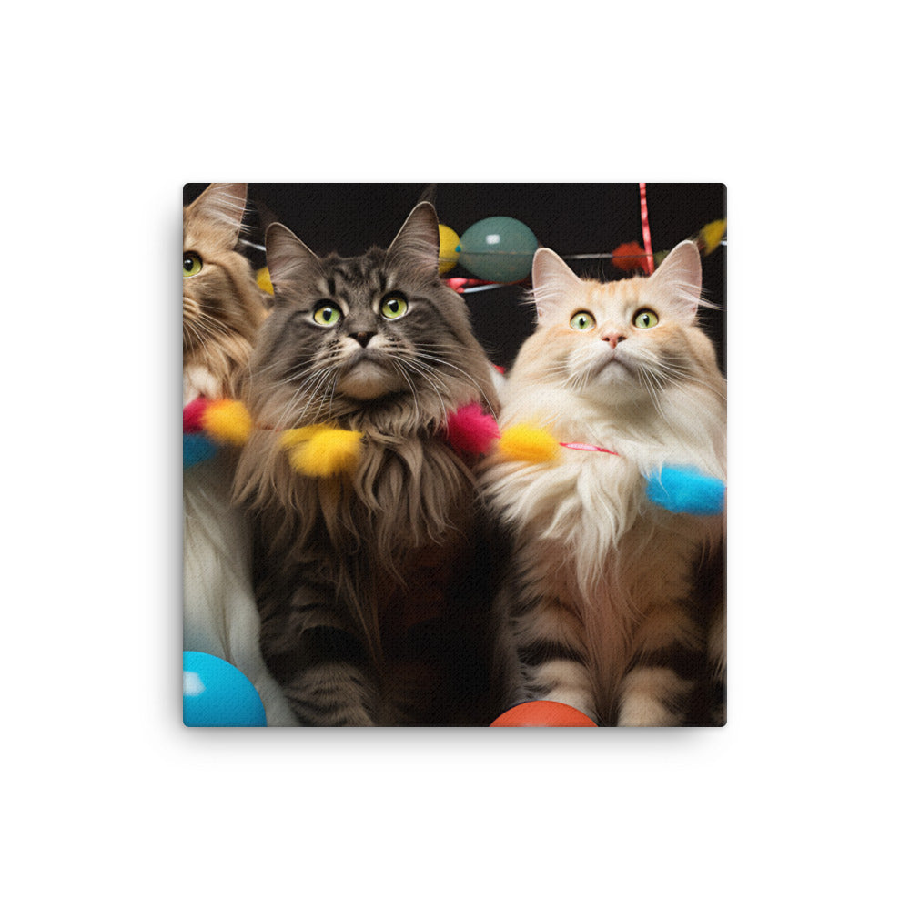 Norwegian Forest Canvas - PosterfyAI.com