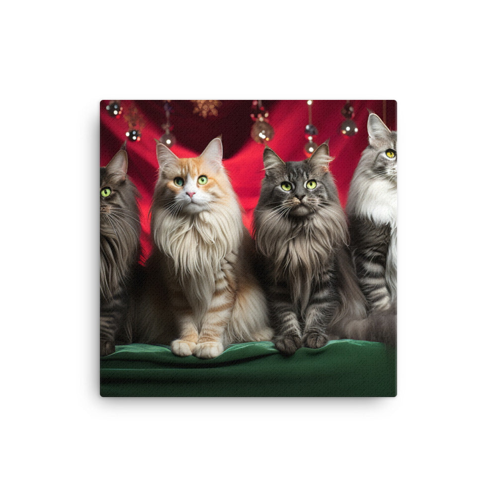 Norwegian Forest Canvas - PosterfyAI.com