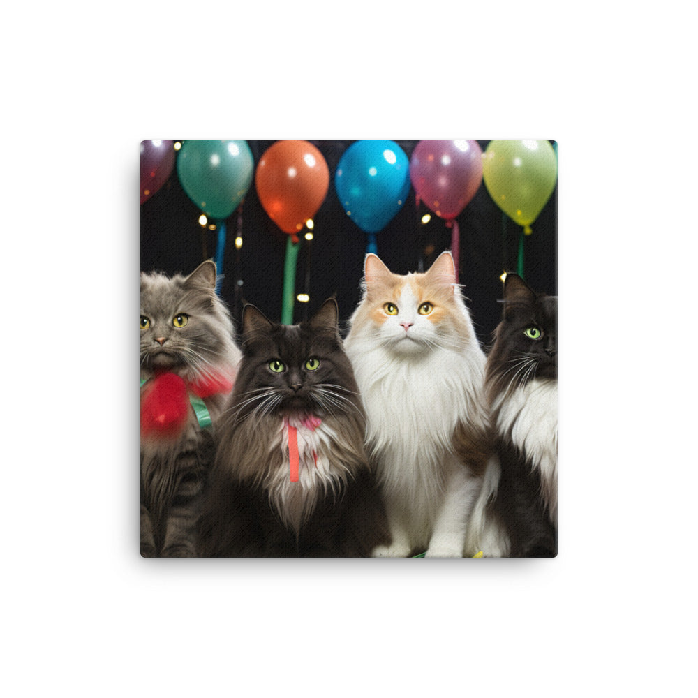 Norwegian Forest Canvas - PosterfyAI.com