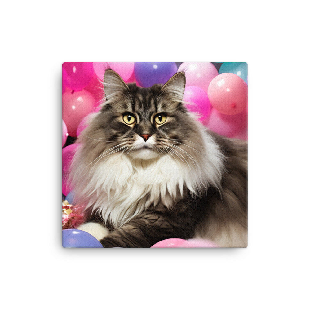 Norwegian Forest Canvas - PosterfyAI.com