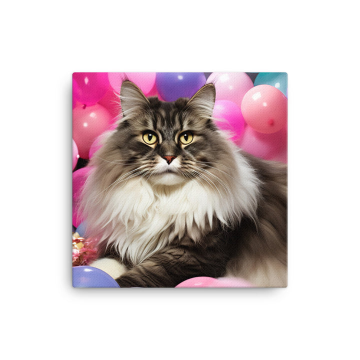 Norwegian Forest Canvas - PosterfyAI.com