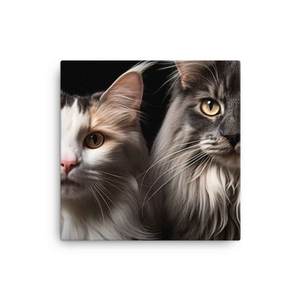Norwegian Forest Canvas - PosterfyAI.com