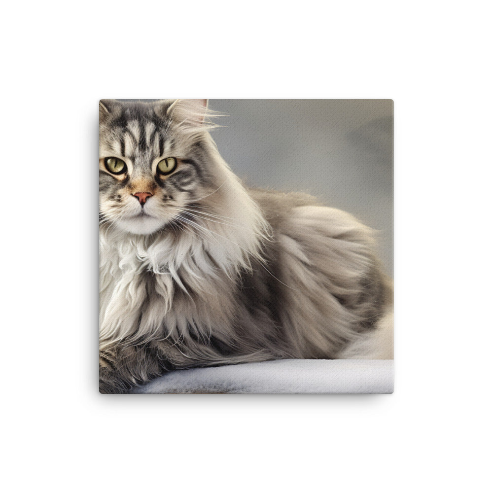 Norwegian Forest Canvas - PosterfyAI.com