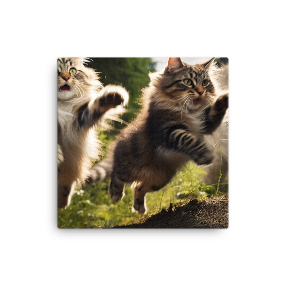 Norwegian Forest Canvas - PosterfyAI.com