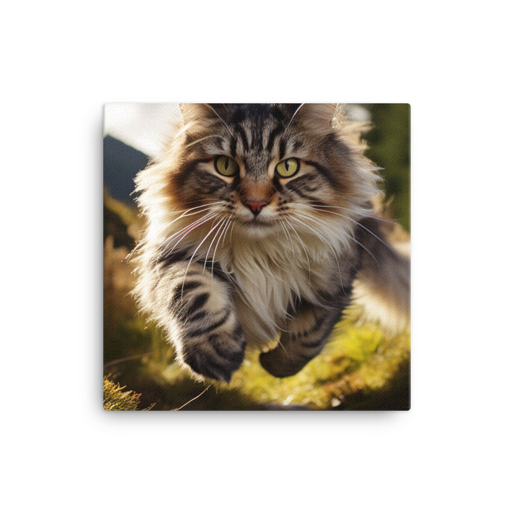 Norwegian Forest Canvas - PosterfyAI.com