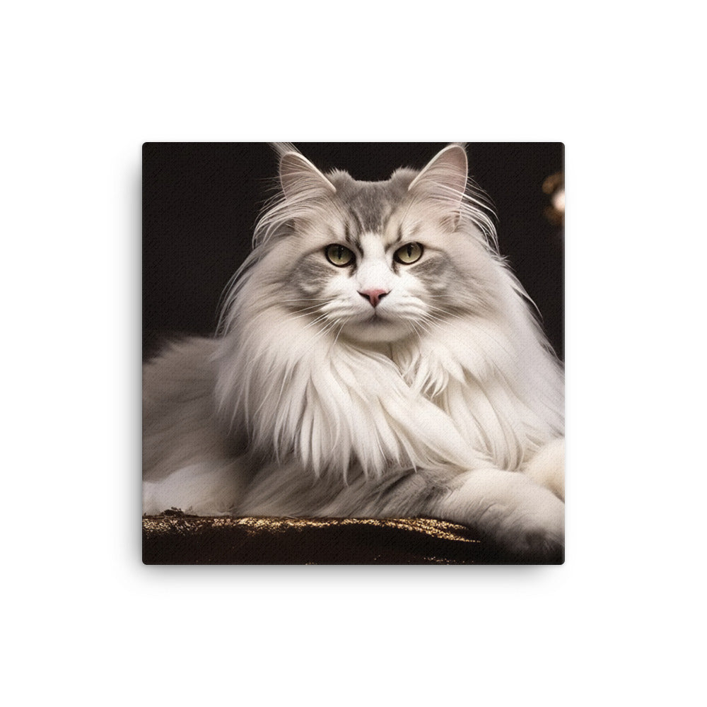Norwegian Forest Canvas - PosterfyAI.com