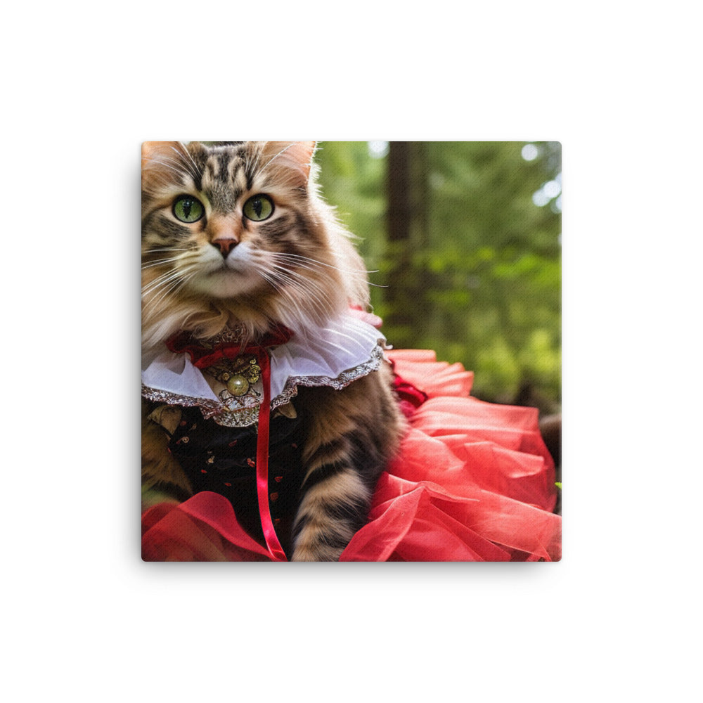 Norwegian Forest Canvas - PosterfyAI.com