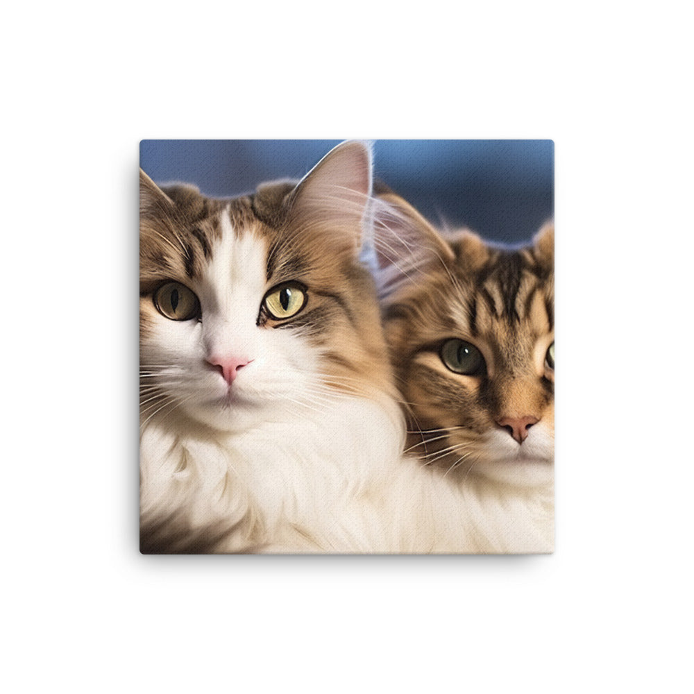 Norwegian Forest Canvas - PosterfyAI.com