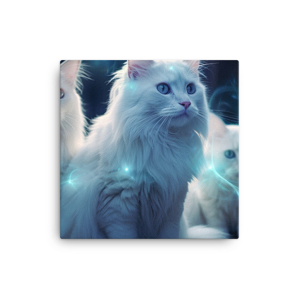 Turkish Angora Canvas - PosterfyAI.com