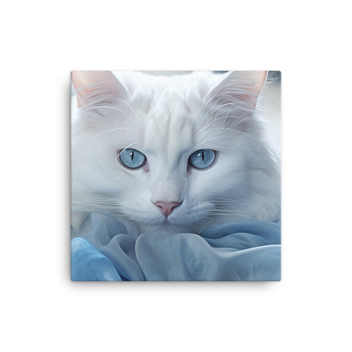 Turkish Angora Canvas - PosterfyAI.com