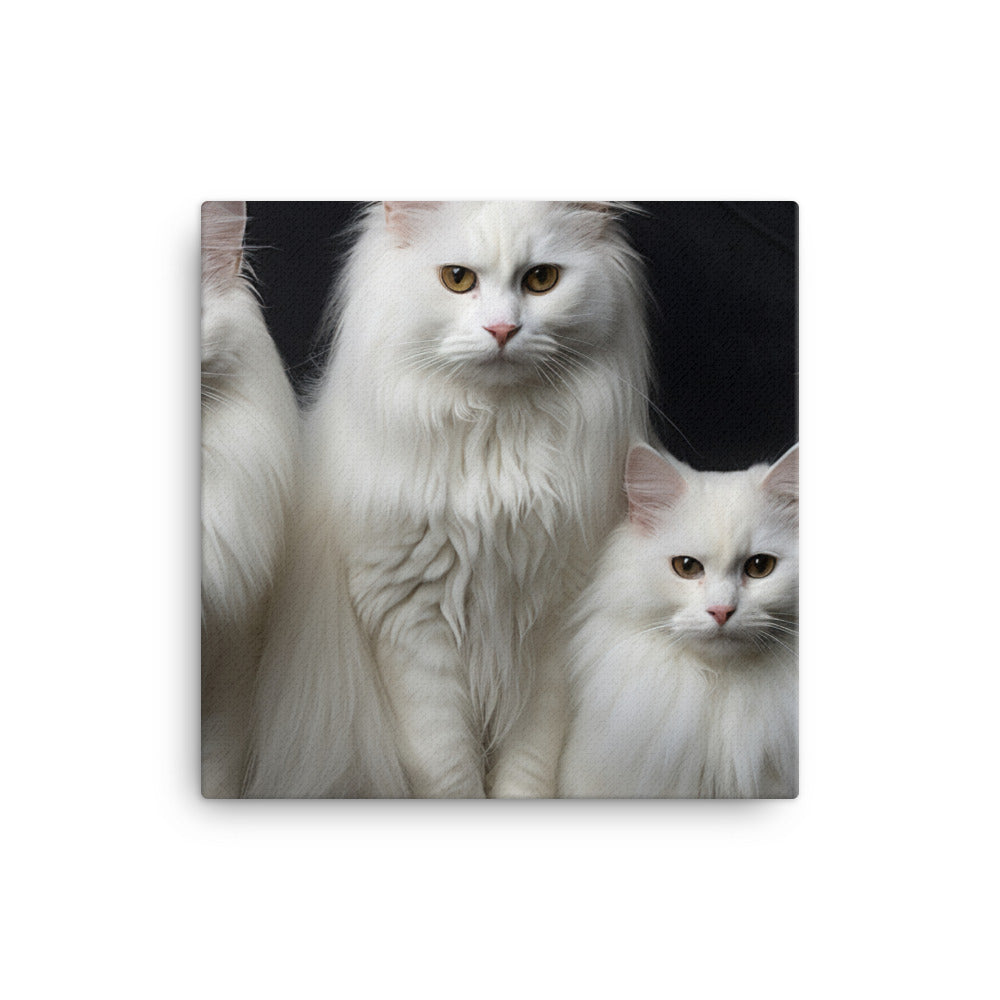Turkish Angora Canvas - PosterfyAI.com